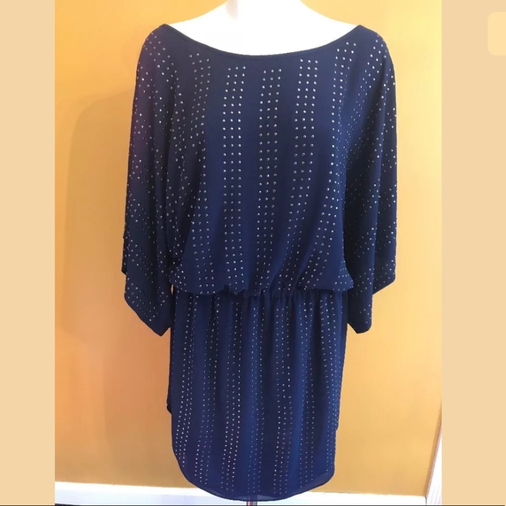 Blaque label studded blouson dress
